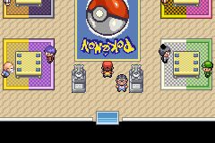 Inside a Pokémon Center