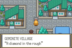 Arriving in Geminite Village, 'a diamond in the rough'