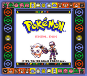 Title screen: Pokémon Expansion Pak, in a Super Game Boy border